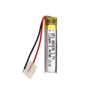 Çin pili fabrika OEM çocuk oyuncak pil UFX 480838 110mAh <span class=keywords><strong>3</strong></span>.7V şarj edilebilir cep - Product Image 1