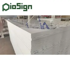 Pinsheng 2440*1220mm çevre dostu su geçirmez 3 5 8 10mm Pvc köpük panel yaprak reklam panosu