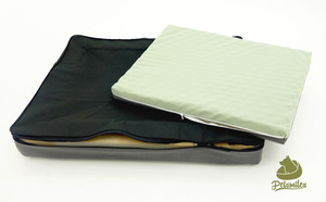 Letto <span class=keywords><strong>per</strong></span> <span class=keywords><strong>Cani</strong></span> Ortopedico di Lusso in Morbido Tessuto di Cotone con Schiuma, Rettangolare - Product Image 6