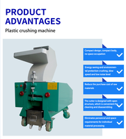 Petit broyeur en plastique/broyeur de bouteilles en PET/broyeur en plastique