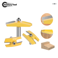 Fraise à panneau surélevé de 8 mm à 15 degrés avec coupeur arrière, fraise à tenon à diamètre unique pour outils de menuiserie