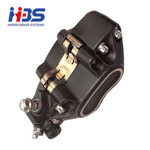 Étrier <span class=keywords><strong>de</strong></span> <span class=keywords><strong>frein</strong></span> avant gauche OEM 41300095 pour H-arley Softail FXBB Street Bob <span class=keywords><strong>peint</strong></span> en noir - Product Image 2