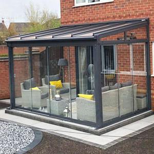Villa Outdoor Veranda All Season Sunroom Addition Extended <strong>Glass</strong> Aluminum Garden <strong>Conservatory</strong> - Product Image 6