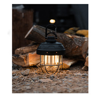 Lampe de camping d'extérieur - Rechargeable par USB, trois couleurs réglables, lanterne de camping, lampe de tente LED rétro pour le camping
