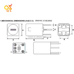 क्यू एस समायोज्य इंडक्टर कॉइल 1mh ift इनवर्टर एफएम/एम के लिए ट्यूबल ट्यूबल - Product Image 6