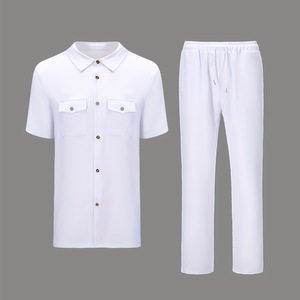 Ensemble de survêtement traditionnel africain pour hommes, <span class=keywords><strong>tenue</strong></span> musulmane Dashiki, costume formel imprimé ethnique pour les occasions de <span class=keywords><strong>mariage</strong></span> et de fête - Product Image 2