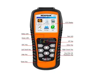 Nexpeak NX501 OBD2 Automotive Scanner Obdii Code Reader Diagnostic Tool Check Engine Multi-Talen Auto Gereedschap Volledige OBD2 Scanner