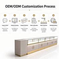 Comptoir de présentation de bijoux de luxe moderne avec éclairage LED, vitrine de vente au détail en verre noir sur mesure pour boutique de bijoux en centre commercial