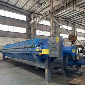 PLC Automatic High Pressure Sludge Dewatering System Filter Press Machine for Wastewater Mine Agar
