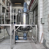 Mélangeur automatique de détergent liquide haute efficacité 500L, cuve de mélange en acier inoxydable pour la fabrication de savon liquide vaisselle