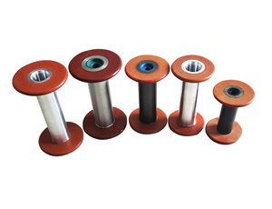 <span class=keywords><strong>Tube</strong></span> conique en aluminium et <span class=keywords><strong>cuivre</strong></span> pour machine à filer et à tisser, pièces de machine textile, fil de spandex enduit et machine à tordre - Product Image 3