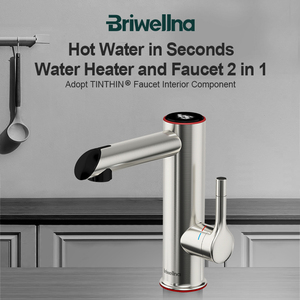 Briwellna 3.2kW 304 in acciaio inox istantaneo acqua calda rubinetto elettrico bagno rubinetto con Display digitale della temperatura - Product Image 2