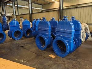 Kích thước lớn không tăng gốc, OS & Y kim loại ngồi EPDM tráng Van cổng cl150 ASME mặt bích cuối áp lực công việc 16bar/25 <span class=keywords><strong>Bar</strong></span> Van cổng - Product Image 2