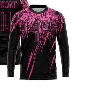 Camiseta de Fútbol de Manga Larga, Sublimada, Uniforme Profesional para Equipos Masculinos, Ropa de Entrenamiento Transpirable - Product Image 2