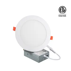 ETL 슬림 potlights 4 6 인치 9w 12w 18w 오목한 de luz led 패널 냄비 조명 정션 박스와 LED 조명 아래로 조명