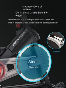 Cyclette da <span class=keywords><strong>Casa</strong></span> Aggiornamento Intelligente Attrezzatura Fitness <span class=keywords><strong>per</strong></span> <span class=keywords><strong>Palestra</strong></span> Bicicletta da Spinning con Materiale <span class=keywords><strong>in</strong></span> Acciaio - Product Image 2