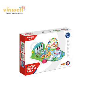 Support de gymnastique pour bébés, entraînement, gymnastique, pieds verts, support pour fitness, avec sons douces et lumière - Product Image 3