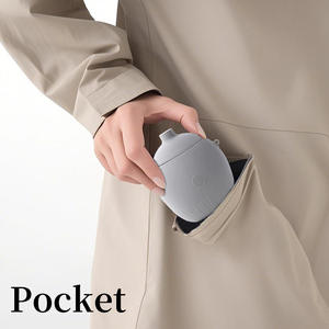 Almohada inflable cómoda en forma de U para el cuello, 28x26x14cm, almohada de viaje portátil con soporte ajustable para usar en aviones - Product Image 3