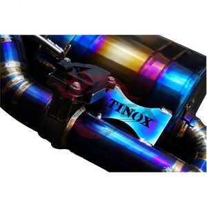 ท่อไอเสีย Vortex Blue Burnt Titanium Valvetronic สำหรับ Mercedes W223 S400 S450 S500 3.0T แบบ Pie-cut Catback Racing Muffler System - Product Image 3