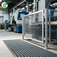Fournisseur de grilles en acier pour commandes en gros, marches d'escalier en acier inoxydable 316, grille en acier pour passerelle d'usine