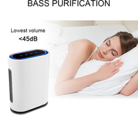 Purificateur d'air photocatalytique de haute qualité à succès avec filtre HEPA et lampe UV, tension 220V-240V, minuterie contrôlée par application pour usage hôtelier