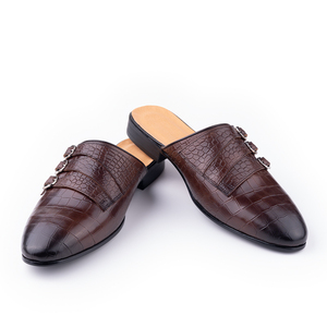 <span class=keywords><strong>Sandales</strong></span> d'été pour <span class=keywords><strong>hommes</strong></span> en <span class=keywords><strong>cuir</strong></span> véritable imprimé, respirantes, avec doublure en PU, séchage rapide, pour le printemps, l'automne et l'été – Grande Vente - Product Image 6