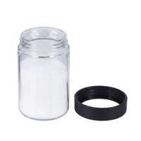 Grands pots à épices en verre avec couvercles et cuillères, couvercle en bois d'acacia pour la cuisine, récipient à sel de mer avec cuillère intégrée