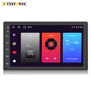 Flysonic 2DIN 7 inch 1 + 32 gam Gương Màu Đen DVD multimate video Android 10 Hệ thống MP3 MP4 Máy nghe nhạc xe máy nghe nhạc MP5 - Product Image 3