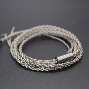 Silver Plated Braided <b>Audio</b> <b>Cable</b> 3.5mm Plug For <b>Digital</b> Devices - Product Image 3