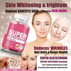 VitaHall Soins de la peau halal, gommes à la collagène pour la beauté de la peau, gommes à la glutathion pour éclaircir la peau, complément alimentaire pour l'éclat de la peau - Product Image 2