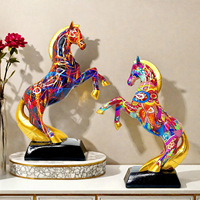 Articles décoratifs créatifs transfrontaliers, œuvres d'art en résine parfaites pour les entrées de maisons, les bureaux ou comme cadeaux de démarrage.