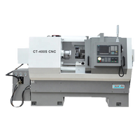 Tourno cnc, tour de bureau à lit plat, à vendre, CT300S CT360S CT400S, machine de tour cnc avec commande fanuc