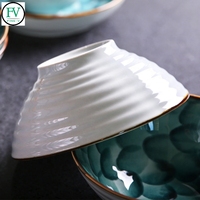 Bol à nouilles en céramique, style japonais, dessiné à la main, cadeaux de promotion, bol à salade et à soupe en porcelaine