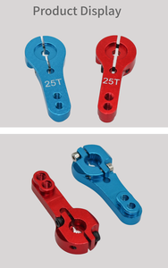 Trung quốc Sản xuất nhà máy trực tiếp OEM ODM bán 25t nhôm servo Sừng kim loại chỉ đạo cánh tay cho trx4 <span class=keywords><strong>RC</strong></span> Crawler xe tải xe máy bay - Product Image 3
