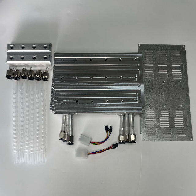 Aluminum PC Water Liquid Cooling Radiators Heatsink Water Cooling Plate Kit