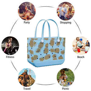 Fourre-tout de plage EVA imperméable lavable Durable sac fourre-tout ouvert pour plage <span class=keywords><strong>bateau</strong></span> piscine Camping sport Bogg sac Xl fourre-tout - Product Image 1