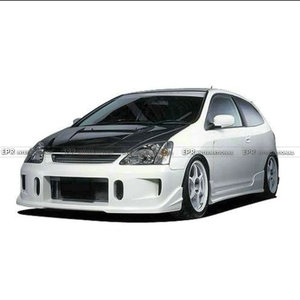 สเกิร์ตข้างคาร์บอนไฟเบอร์คุณภาพพรีเมียมใหม่สำหรับ Honda Civic EP3 BC Type ปี 2004 แบบติดตั้งได้โดยตรง - Product Image 2