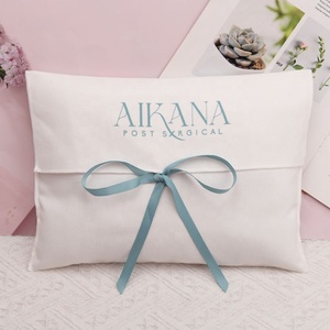 Luxury Reusable Custom Logo Printed <b>White</b> Cotton Twill <b>Envelope</b> Cover Bag Gift Baby Clothing Pillow Dust Pouch Organic Dust Bag - Product Image 1
