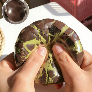 ของเล่นบีบคลายเครียดรูปช็อกโกแลตมิ้นท์สีเข้มแบบขายส่ง ของเล่นบีบคลายเครียดแบบกรุบกรอบ ทำเองได้ บีบแล้วมีเสียง ของเล่นขึ้นรูปได้ ของเล่นสำหรับออฟฟิศ - Product Image 3