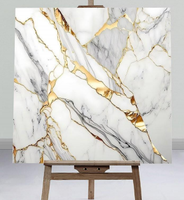 Autocollant mural en marbre UV