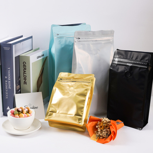 Miễn Phí Mẫu Tám Bên Con Dấu Nhựa Nắp Kéo Tùy Chỉnh In Dây Kéo Cà Phê Túi Bao Bì Túi Lá Cho Cà Phê - Product Image 3