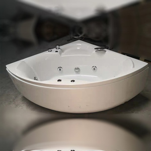 Bañera <span class=keywords><strong>de</strong></span> hidromasaje triangular en forma <span class=keywords><strong>de</strong></span> abanico, <span class=keywords><strong>de</strong></span> acrílico, doble, para adultos, pequeña, para esquina <span class=keywords><strong>de</strong></span> apartamento, con temperatura constante, para uso doméstico. - Product Image 2