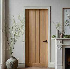 Cửa nội thất bằng gỗ với kính mờ cho tủ quần áo gia đình sang trọng và lối vào căn hộ cao cấp - Product Image 2