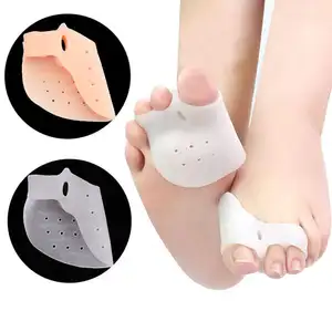 실리콘 Orthotic insoles 앞발 패드 발가락 분리기 쿠션 통증 완화 신발 안창 젤 패드 Hallux 외반 뼈 교정기