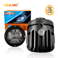 Nouveauté Chenlang : Phares antibrouillard à lentille de projecteur 2.0 pouces, Hi/Lo 90W avec laser 6000K 4300K 3000K, puce LED Bi-LED