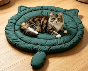 Cama para Perro en Forma de Hoja Personalizada, Sofá Suave para Mascotas, Colchoneta Acolchada para Cachorros, para Uso en Interiores del Hogar - Product Image 6