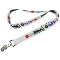 Schlüsselbänder mit Logo, individuelles Cartoon-Lanyard, Halsband mit Schlüsselring, doppelseitiger Vollfarbdruck für Ausweishalter