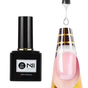 Zrkgel Groothandel Nagelleverancier Private Label Uv Liquid Extension Polish 26 Kleuren Niet-Warmte Naakt Bouwer Nagelgel In Een Fles