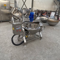 50L-1000L RVS stoom-, gas- en elektrische gejackete ketel met roerder, industriële machine voor het koken, mengen en maken van jam, saus en snoep