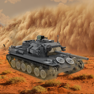 GoldMoc MOC-185070 Centurion <strong>Mk</strong>. 5/1 Dark Bluish Gray Military Army Main Battle tank Building Blocks <strong>Toys</strong> - Product Image 4